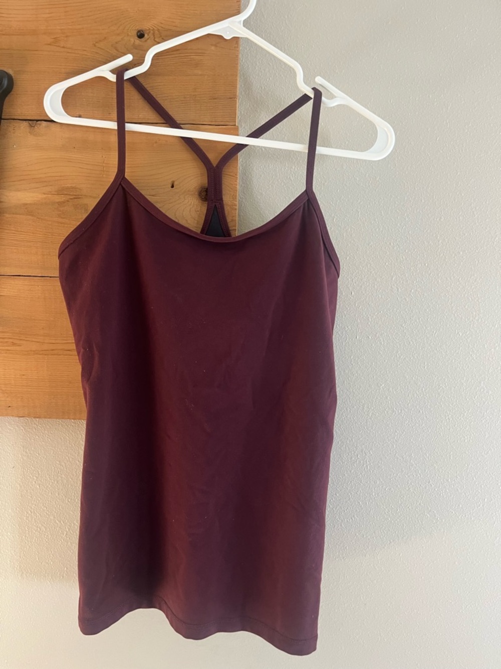 lululemon athletica Burgundy Strappy Tank